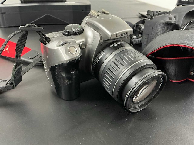 Canon eos fotocamera (2x) - afbeelding 2 van  8