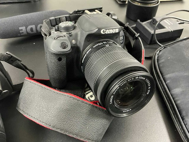 Canon eos fotocamera (2x) - afbeelding 3 van  8