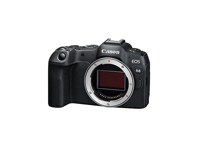Canon eos r8 body systeemcamera fullframe 24,2 mp 4k video kantelbaar touchscreen zonder lens - afbeelding 1 van  5