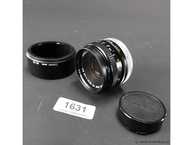 Canon fd 50mm f/1.8 s.c. handmatige primelens - afbeelding 1 van  5