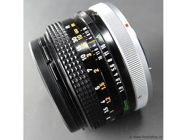 Canon fd 50mm f/1.8 s.c. handmatige primelens - afbeelding 3 van  5