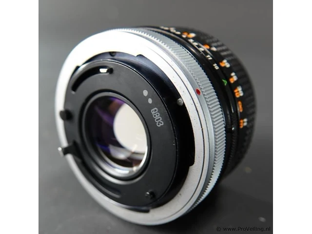 Canon fd 50mm f/1.8 s.c. handmatige primelens - afbeelding 4 van  5