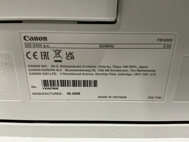 Canon i-sensy mf651cw overige printers en copiers - afbeelding 10 van  10