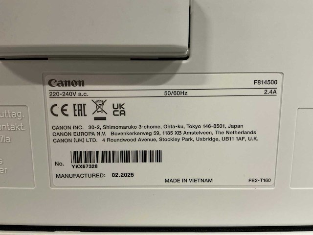 Canon i-sensys mf651cw (1x) - afbeelding 5 van  5