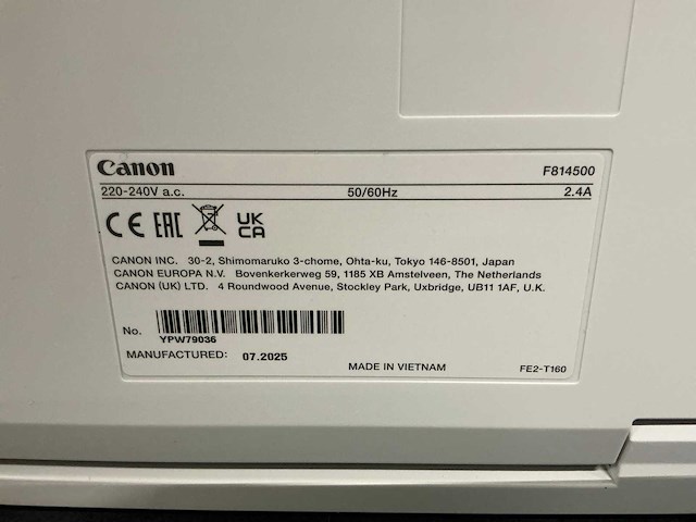 Canon i-sensys mf651cw (1x) - afbeelding 9 van  9