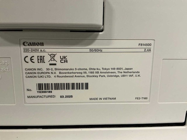 Canon i-sensys mf651cw (1x) - afbeelding 9 van  9