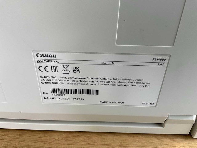 Canon i-sensys mf655cdw laser printer - afbeelding 6 van  6