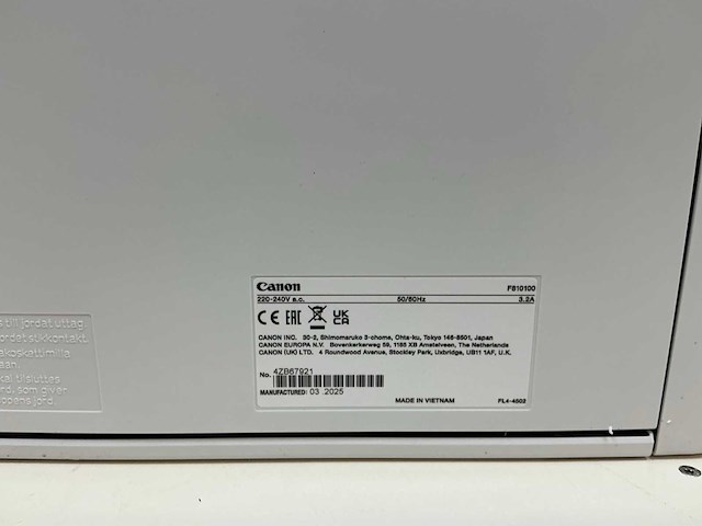 Canon i-sensys mf752cdw - afbeelding 1 van  12