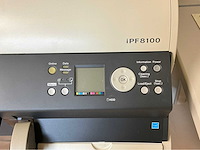 Canon imageprograf ipf8100 grootformaat kleuren plotter en snijtafel - afbeelding 1 van  3