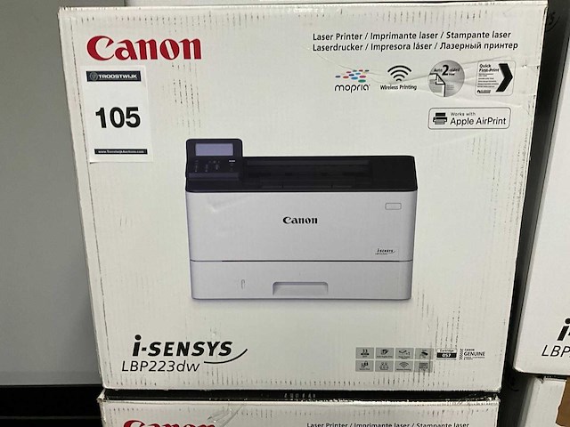 Canon lbp223dw i-sensys laserprinter (12x) - afbeelding 4 van  4