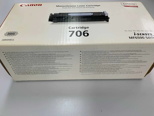 Canon monochrome laser cartridge 706 mf6500 series - afbeelding 3 van  4