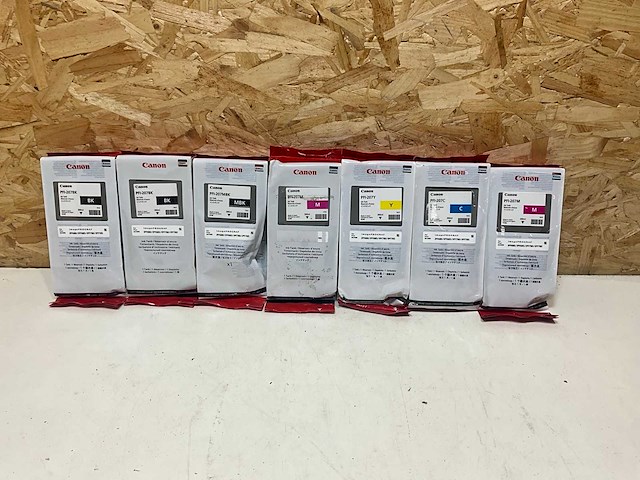 Canon pfi serie toner diverse kleuren (7x) - afbeelding 1 van  4