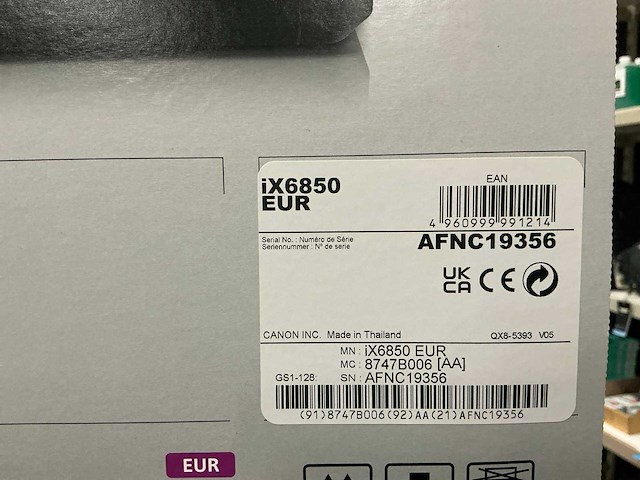 Canon pixma ix6850 inkjet printer - afbeelding 2 van  2