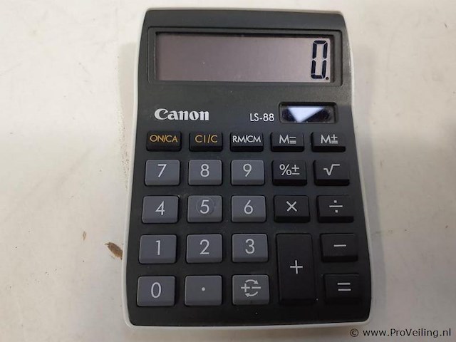 Canon rekenmachines, diverse types o.a. ls-88 - 17 stuks - afbeelding 3 van  3