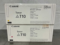 Canon t10 inkt cartridge (2x) - afbeelding 1 van  3