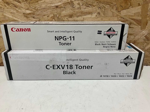 Canon toner (2x) - afbeelding 1 van  2