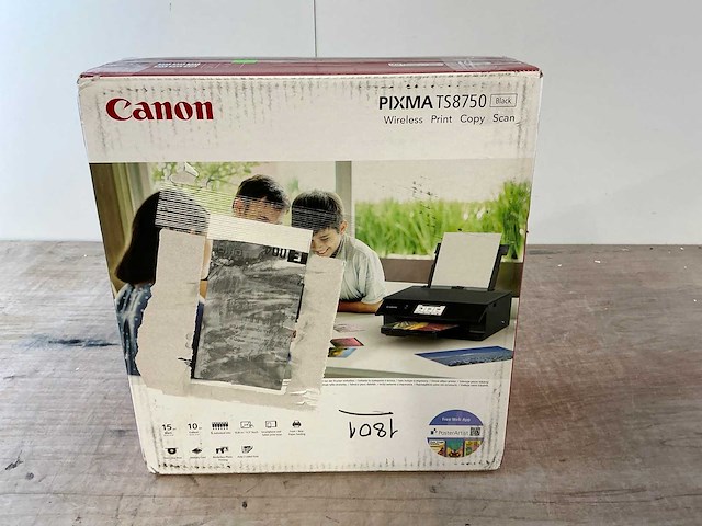 Canon whireless print pixma ts8750 printer - afbeelding 7 van  8