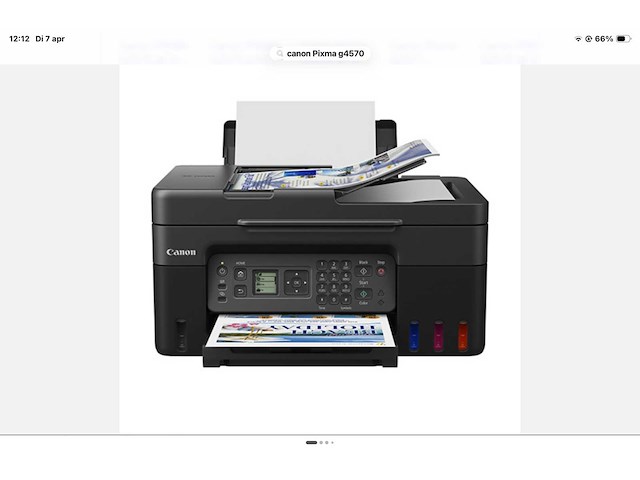Canon zero catridge pixma g4570 printer - afbeelding 3 van  3