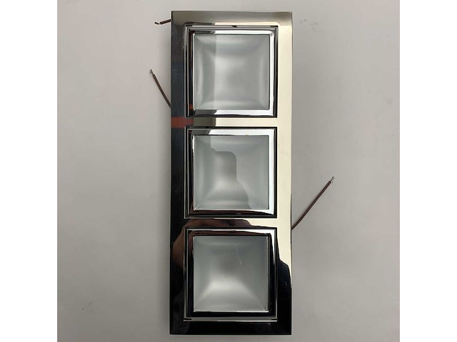 Cantalupi 20loren2883gsssss stainless steel 3-spotlight fixture - afbeelding 2 van  7