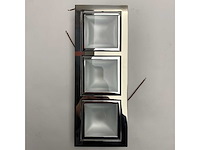 Cantalupi 20loren2883gsssss stainless steel 3-spotlight fixture - afbeelding 2 van  7