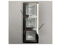 Cantalupi 20loren2883gsssss stainless steel 3-spotlight fixture - afbeelding 3 van  7