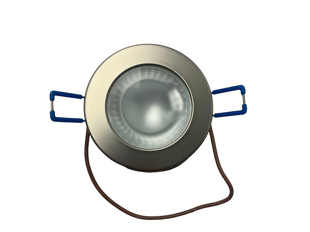 Cantalupi 20roger80gf1s satin nickel spotlight adjustable design 12/24v - afbeelding 1 van  4