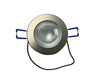 Cantalupi 20roger80gf1s satin nickel spotlight adjustable design 12/24v - afbeelding 1 van  4