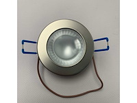 Cantalupi 20roger80gf1s satin nickel spotlight adjustable design 12/24v - afbeelding 2 van  4