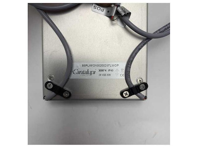 Cantalupi marine led panel 6w warm white 3000k stainless steel ip40 for boat interior lighting - afbeelding 5 van  5