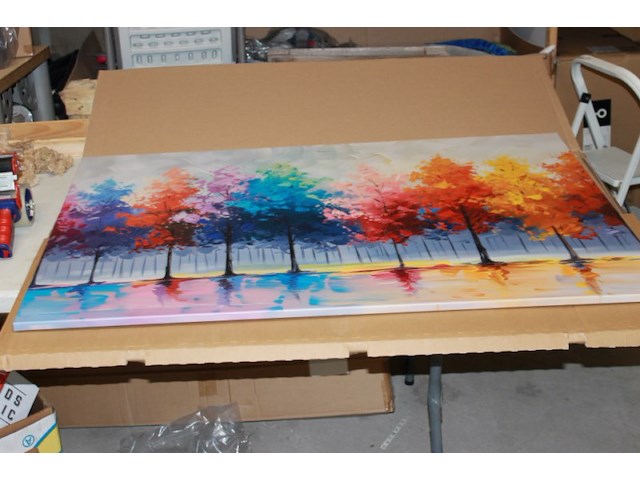 Canvas 120 x 80 collor boom 1x - afbeelding 1 van  3