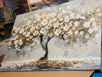 Canvas 120 x 80 nr c bloemen - afbeelding 3 van  3