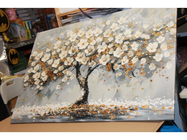 Canvas 120 x 80 nr c bloemen - afbeelding 2 van  3