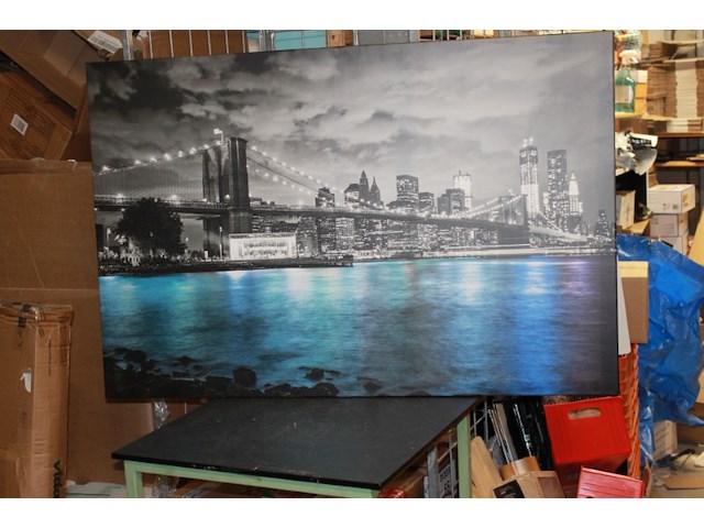 Canvas 120 x 80 nr g brug - afbeelding 3 van  3