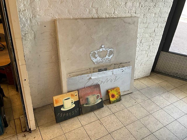 Canvas doeken met opdruk (4x) - afbeelding 1 van  6