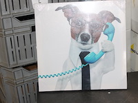 Canvas hond met bril 18 stuks - afbeelding 3 van  3