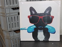 Canvas hond met zonnebril 19 stuks - afbeelding 3 van  3