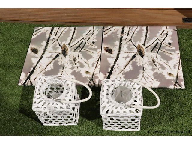 Canvas schilderijen & countryfield windlichten - afbeelding 2 van  6