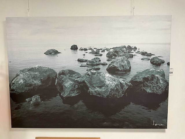 Canvas wanddecoratie (2x) - afbeelding 1 van  3