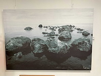 Canvas wanddecoratie (2x) - afbeelding 1 van  3