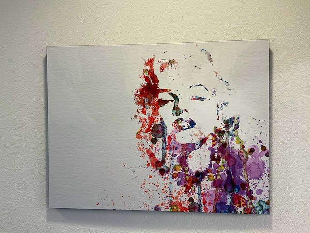 Canvas wanddecoratie (2x) - afbeelding 1 van  3