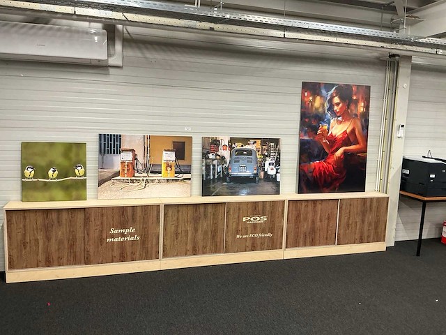 Canvas wanddecoratie (4x) - afbeelding 1 van  5