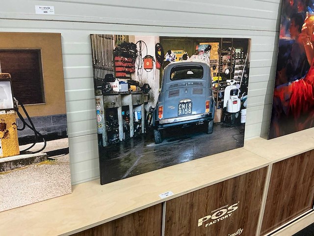 Canvas wanddecoratie (4x) - afbeelding 4 van  5