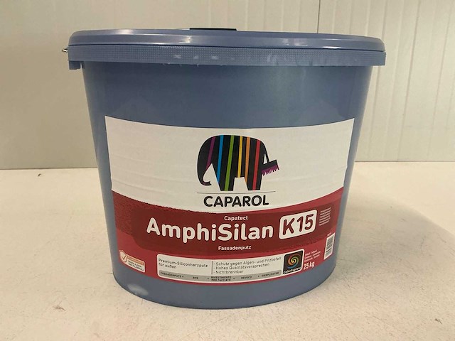 Caparol amphisilan k15 gevelpleister 25kg (3x) “ongebruikt” - afbeelding 1 van  1