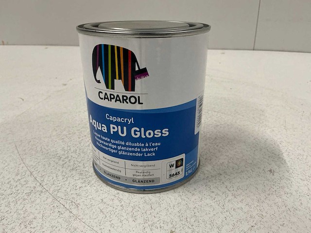 Caparol aqua pu gloss hoogglanslak 0,96l (5x) “ongebruikt” - afbeelding 1 van  1