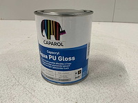 Caparol aqua pu gloss hoogglanslak 0,96l (5x) “ongebruikt” - afbeelding 1 van  1