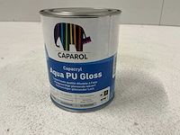 Caparol aqua pu gloss hoogglanslak 0,96l (6x) “ongebruikt” - afbeelding 1 van  1