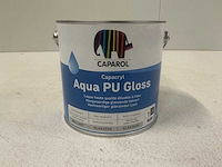 Caparol aqua pu gloss hoogglanslak 2,4l (2x) “ongebruikt” - afbeelding 1 van  1