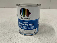Caparol aqua pu mat verf 0,96l (6x) “ongebruikt” - afbeelding 1 van  1