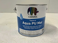 Caparol aqua pu mat verf 2,4l (4x) “ongebruikt” - afbeelding 1 van  1