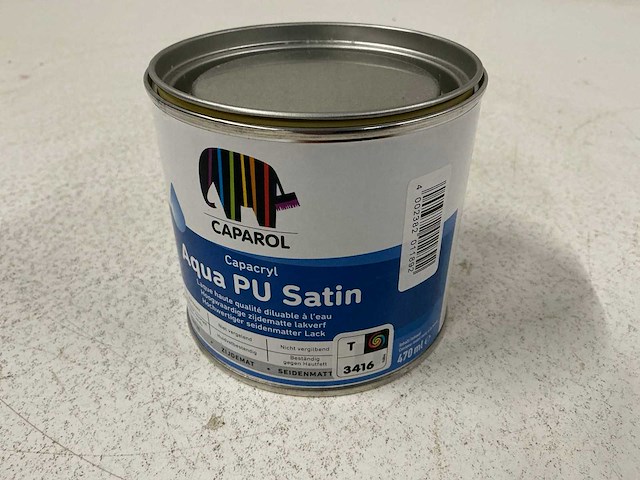 Caparol aqua pu satin verf 0,47l (5x) “ongebruikt” - afbeelding 1 van  1